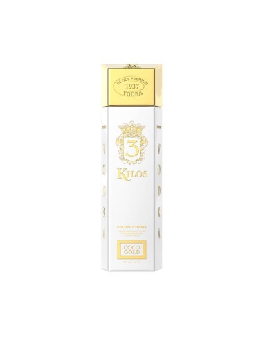3 KILOS COCONUT GOLD VODKA 1L 30%