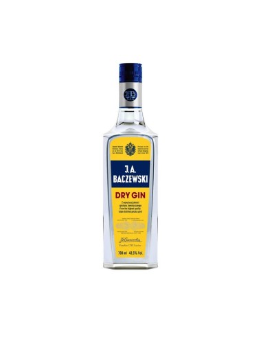 J.A. BACZEWSKI DRY GIN 0,7L 43,5%