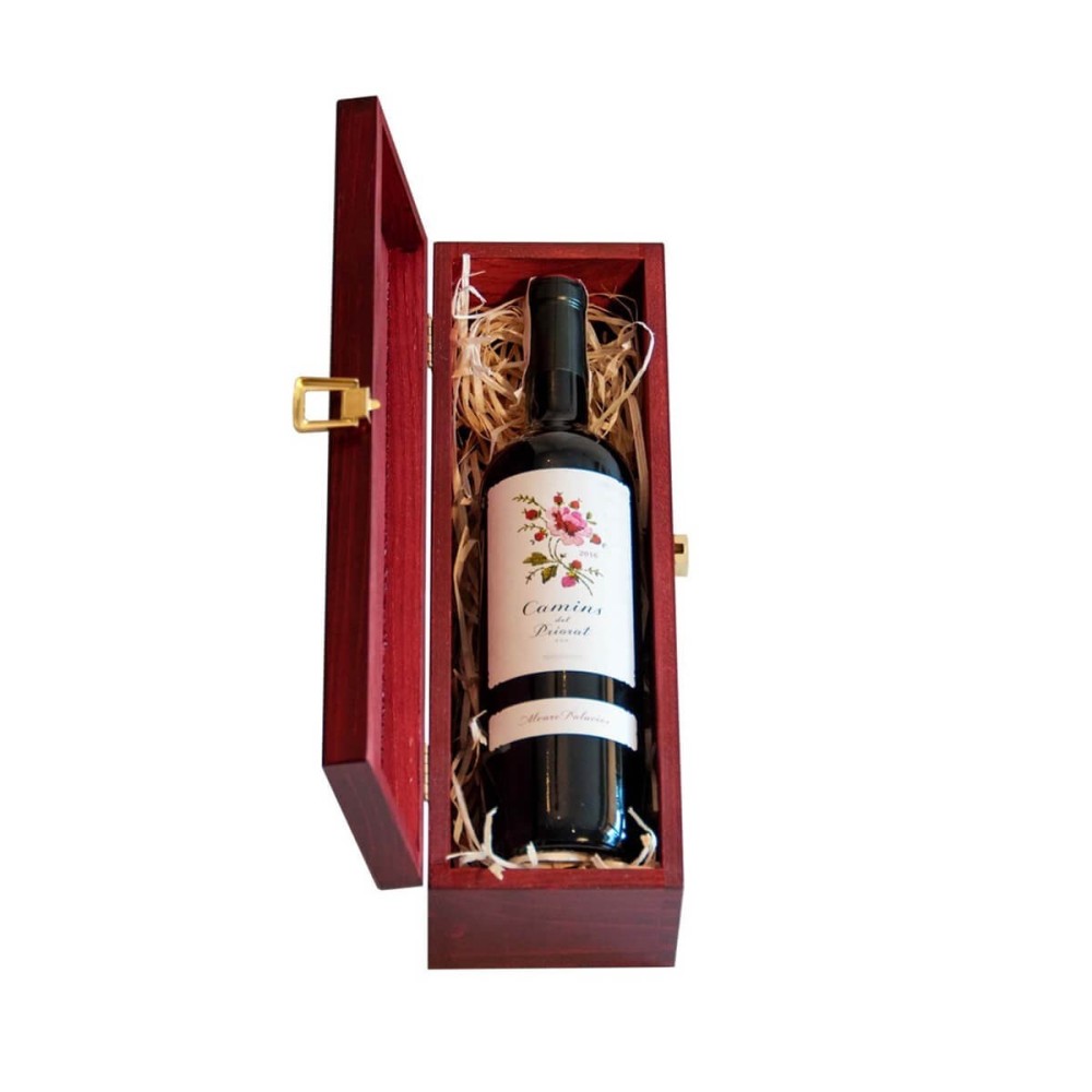 CAMINS DEL PRIORAT 0,75L W SKRZYNCE DREWNIANEJ
