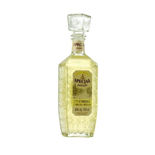 SPECJAŁ PODLASKI CYTRYNÓWKA Z MIODEM I IMBIREM WÓDKA 0,5L 40%