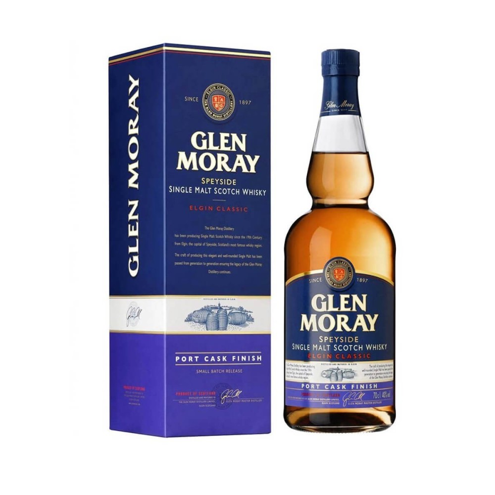 GLEN MORAY ELGIN CLASSIC PORT CASK FINISH WHISKY 0,7L 40%