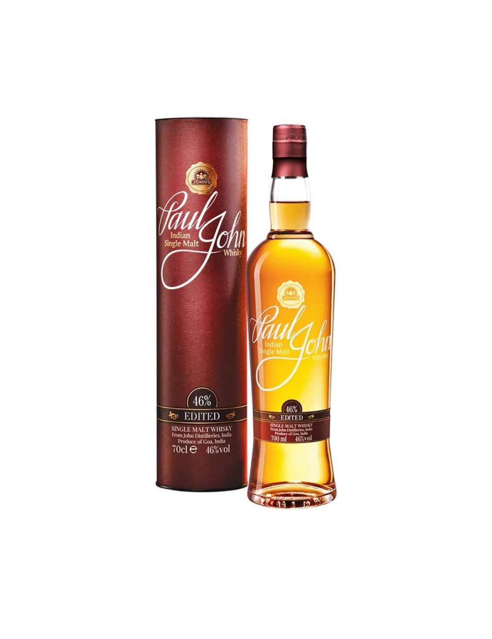 PAUL JOHN EDITED INDIAN SINGLE MALT WHISKY 0,7L 46%