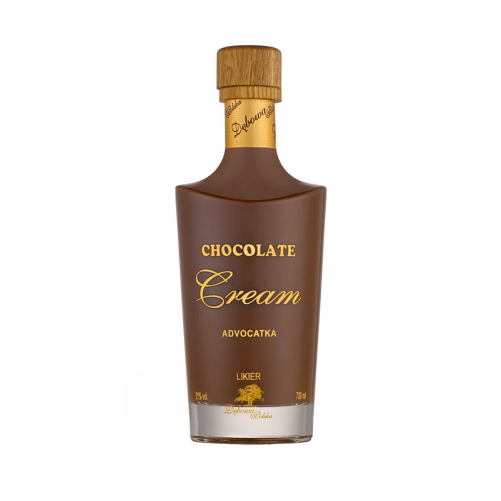 DĘBOWA POLSKA ADVOCATKA CHOCOLATE CREAM LIKIER 0,7L 21%