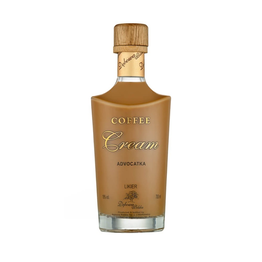DĘBOWA POLSKA ADVOCATKA COFFEE CREAM LIKIER 0,7L 18%