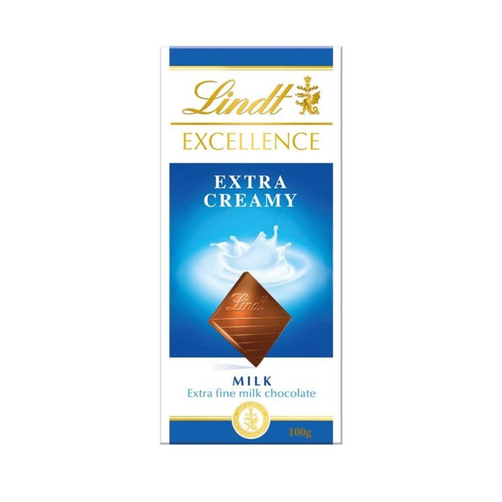 LINDT EXCELLENCE CZEKOLADA MLECZNA EXTRA CREAMY 100G