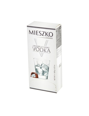 MIESZKO PRALINES CZEKOLADKI Z NADZIENIEM WÓDKA 180G