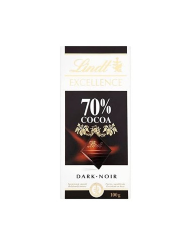 LINDT EXCELLENCE CZEKOLADA GORZKA 70% COCOA 100G