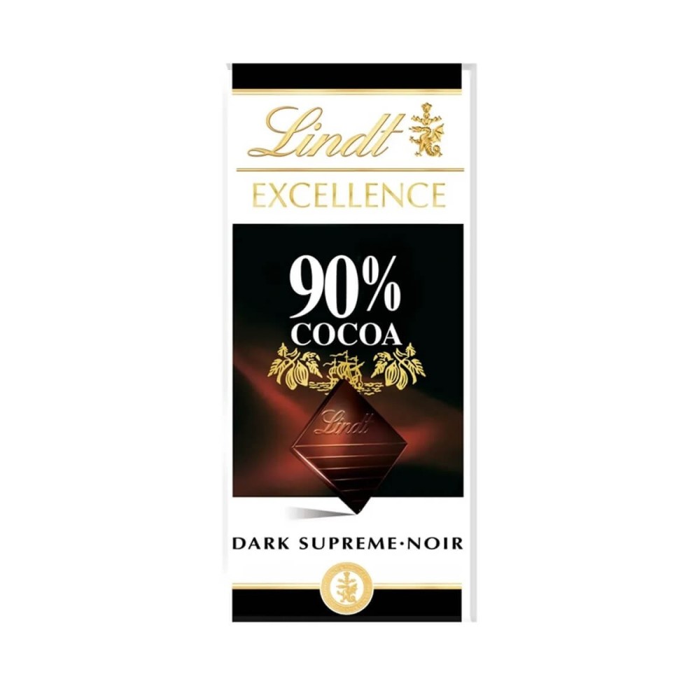 LINDT EXCELLENCE CZEKOLADA GORZKA 90% COCOA 100G