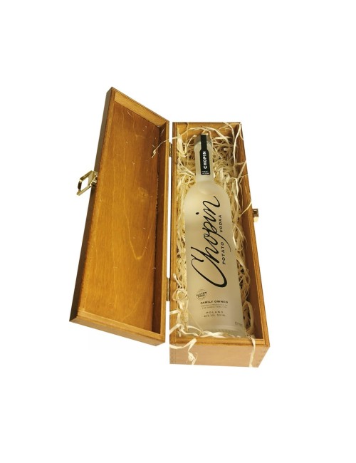 CHOPIN POTATO VODKA 0,5L 40% W SKRZYNCE DREWNIANEJ