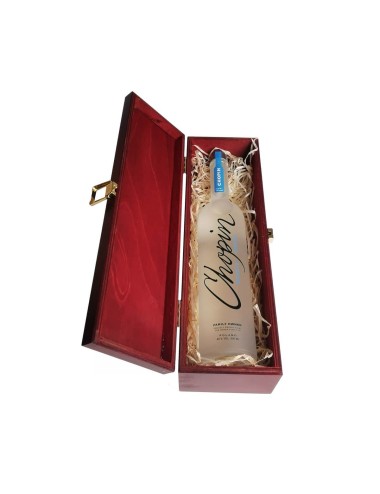 CHOPIN WHEAT VODKA 0,5L 40% W SKRZYNCE DREWNIANEJ