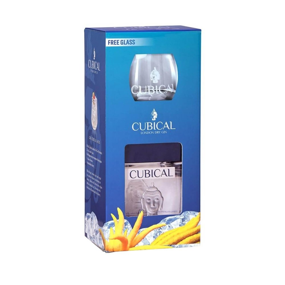 CUBICAL PREMIUM GIN 0,7L 40% + SZKŁO 
