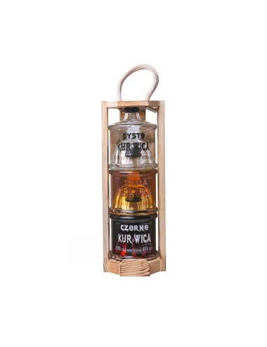 TROJACZKI KURNWICA WÓDKA 3x0,2L 40%