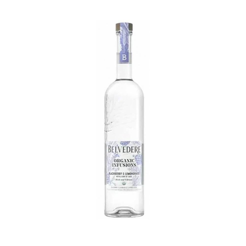 BELVEDERE ORGANIC INFUSIONS BLACKBERRY & LEMONGRASS VODKA 0,7L 40%