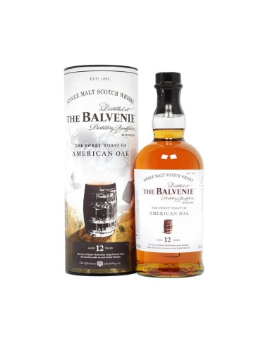 BALVENIE 12YO THE SWEET TOAST OF AMERICAN OAK WHISKY 0,7L 43%