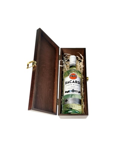 BACARDI CARTA BLANCA RUM 0,7L 37,5% W SKRZYNCE DREWNIANEJ