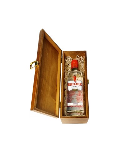 BEEFEATER LONDON DRY GIN 0,7L 40% W SKRZYNCE DREWNIANEJ
