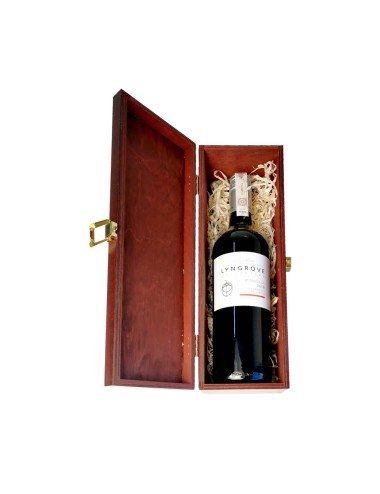 LYNGROVE COLLECTION PINOTAGE 0,75L W SKRZYNCE DREWNIANEJ