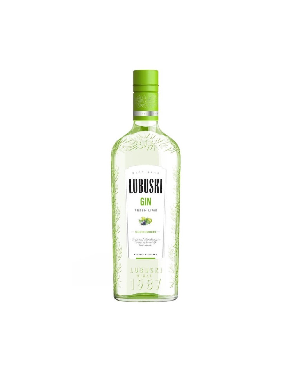 LUBUSKI FRESH LIME GIN 0,5L 37,5%