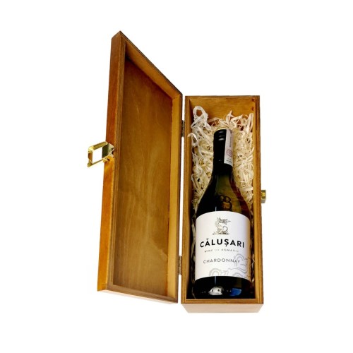 CALUSARI CHARDONNAY 0,75L W SKRZYNCE DREWNIANEJ