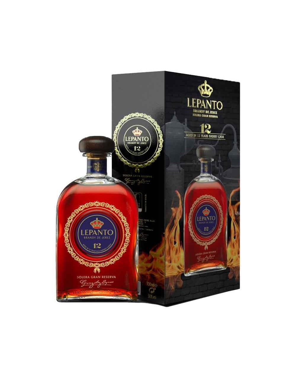 LEPANTO AZUL DE JEREZ BRANDY 0,7L 36%
