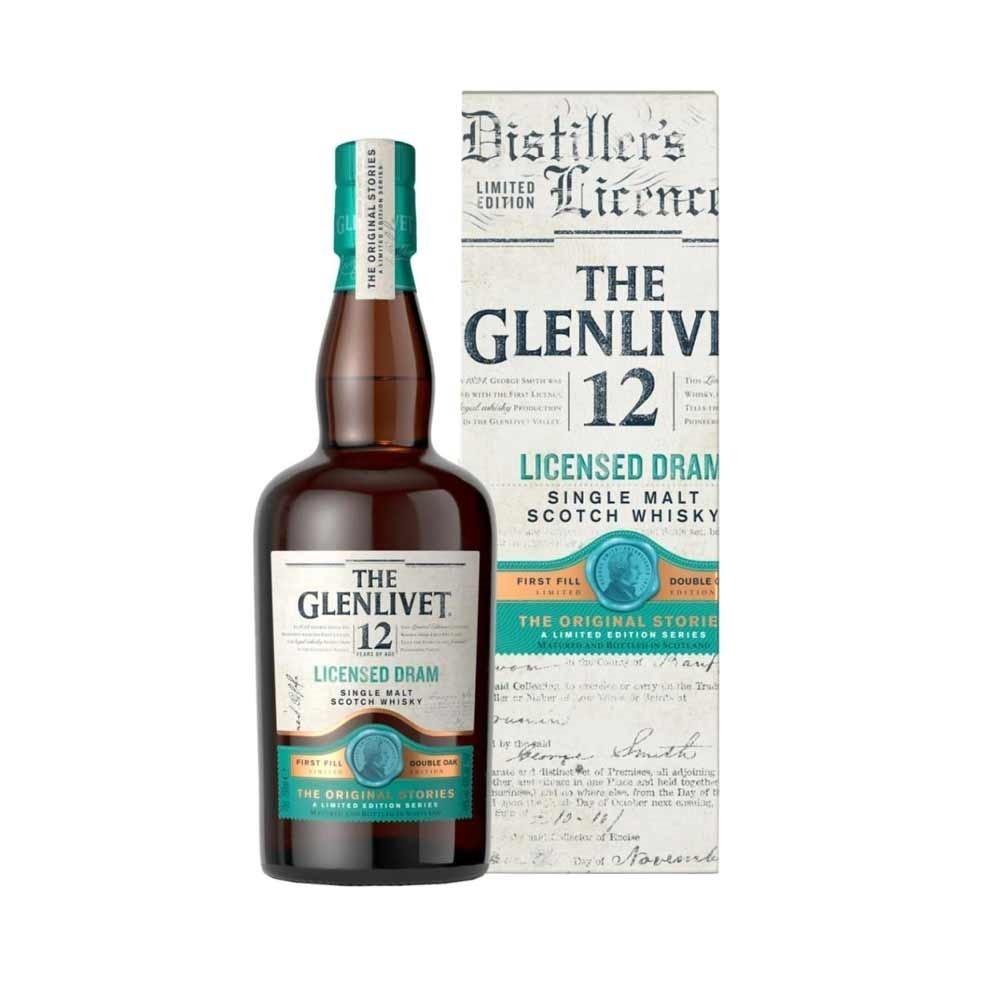 GLENLIVET 12YO LICENSED DRAM WHISKY 0,7L 48%