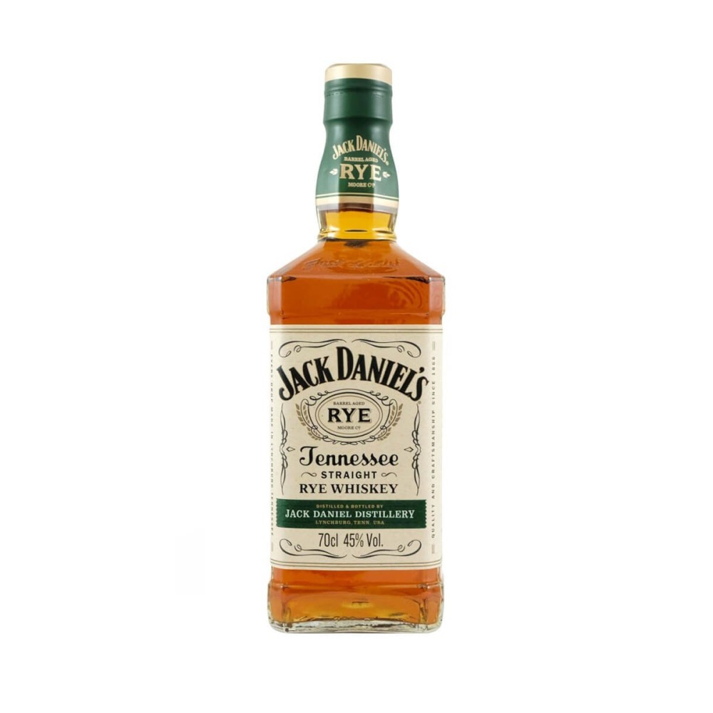 JACK DANIEL'S STRAIGHT RYE WHISKEY 0,7L 45%