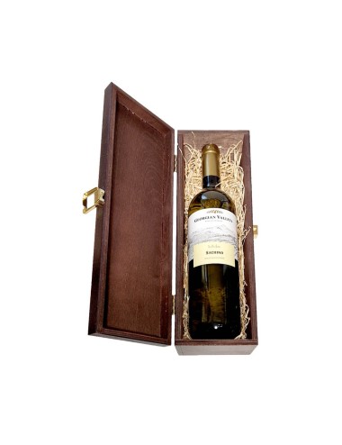 GEORGIAN VALLEYS SACHINO WHITE 0,75L W SKRZYNCE DREWNIANEJ
