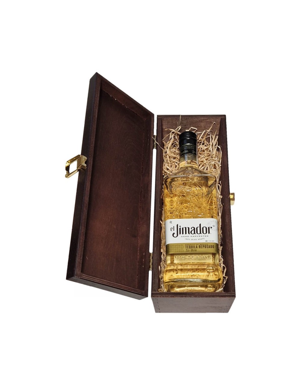 EL JIMADOR REPOSADO TEQUILA 0,7L 38% W SKRZYNCE DREWNIANEJ