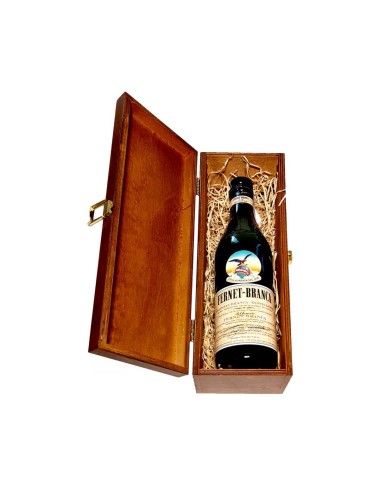 FERNET BRANCA LIKIER ZIOŁOWY 0,7L 39% W SKRZYNCE DREWNIANEJ
