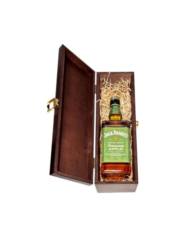 JACK DANIEL'S APPLE TENNESSEE LIKIER 0,7L 35% W SKRZYNCE DREWNIANEJ