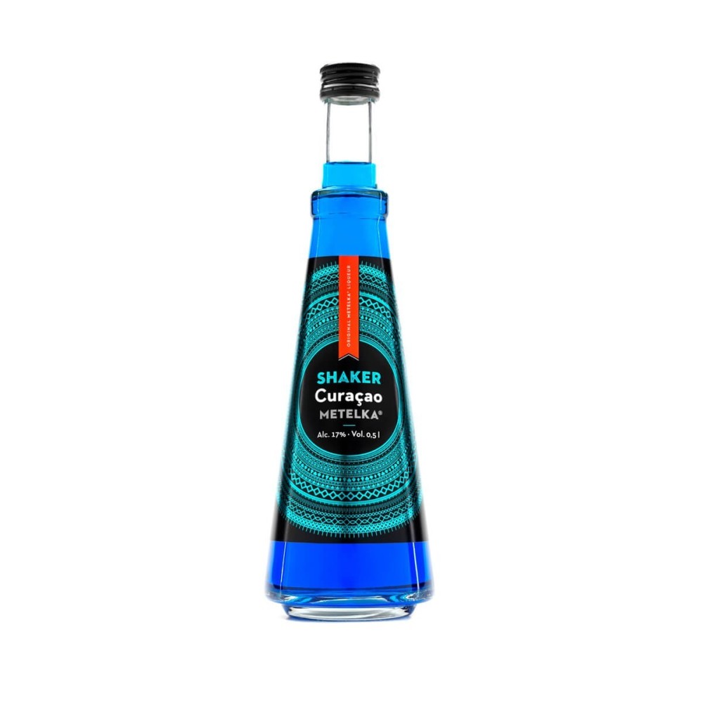 METELKA SHAKER BLUE CURACAO LIKIER 0,5L 17%