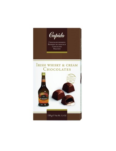 CUPIDO CZEKOLADKI Z NADZIENIEM IRISH WHISKEY & CREAM 150G