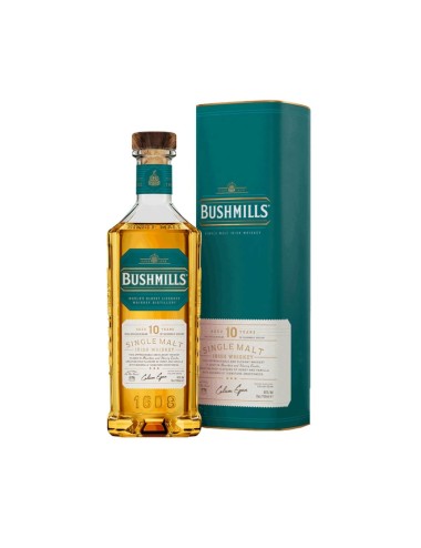 BUSHMILLS 10YO SINGLE MALT IRISH WHISKEY 0,7L 40%