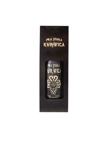 PRA STARA KURNWICA WHISKY 0,5L 55% + SKRZYNKA