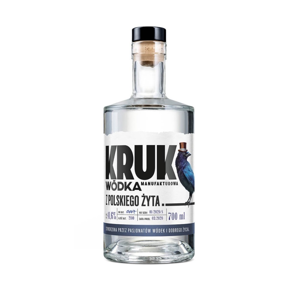 KRUK WÓDKA Z POLSKIEGO ŻYTA 0,7L 41,6%