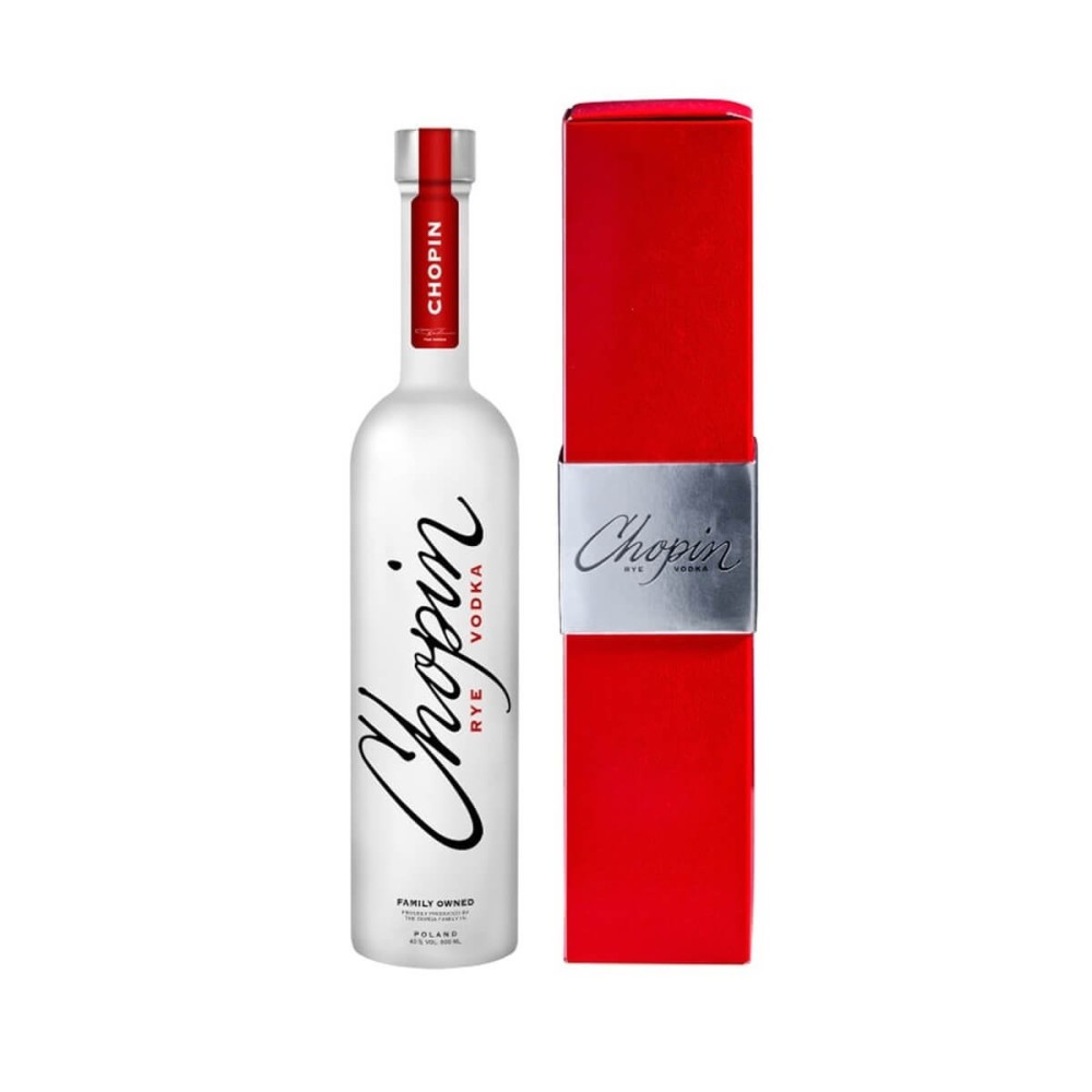 CHOPIN RYE VODKA 1L 40% + KARTONIK