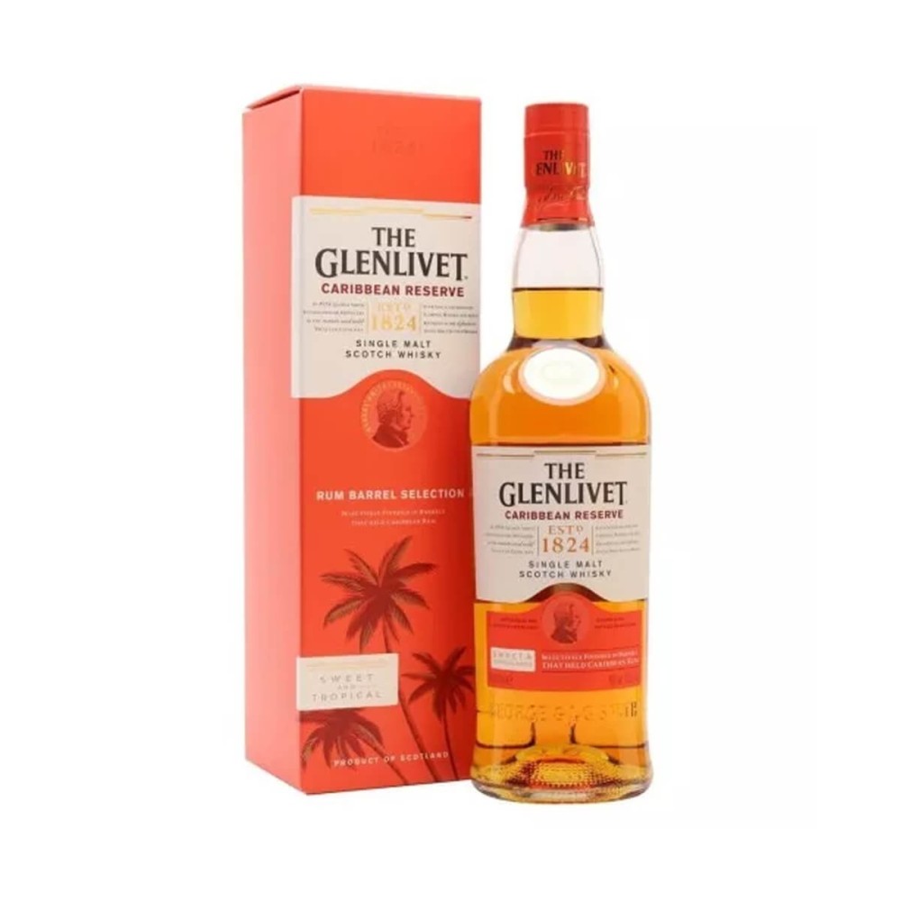 GLENLIVET CARIBBEAN RESERVE WHISKY 0,7L 40%