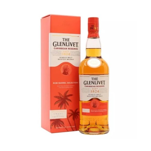 GLENLIVET CARIBBEAN RESERVE WHISKY 0,7L 40%