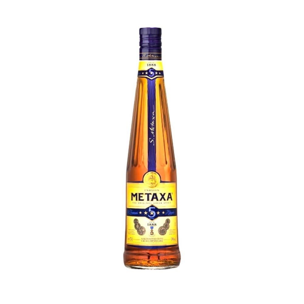 METAXA 5 STARS BRANDY 0,7L 38%