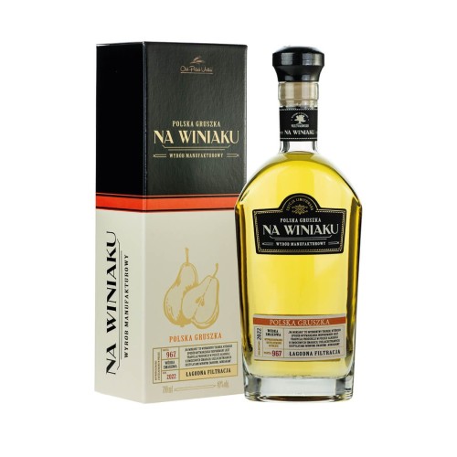OLD POLISH VODKA NA WINIAKU GRUSZKA 0,7L 40% + KARTONIK