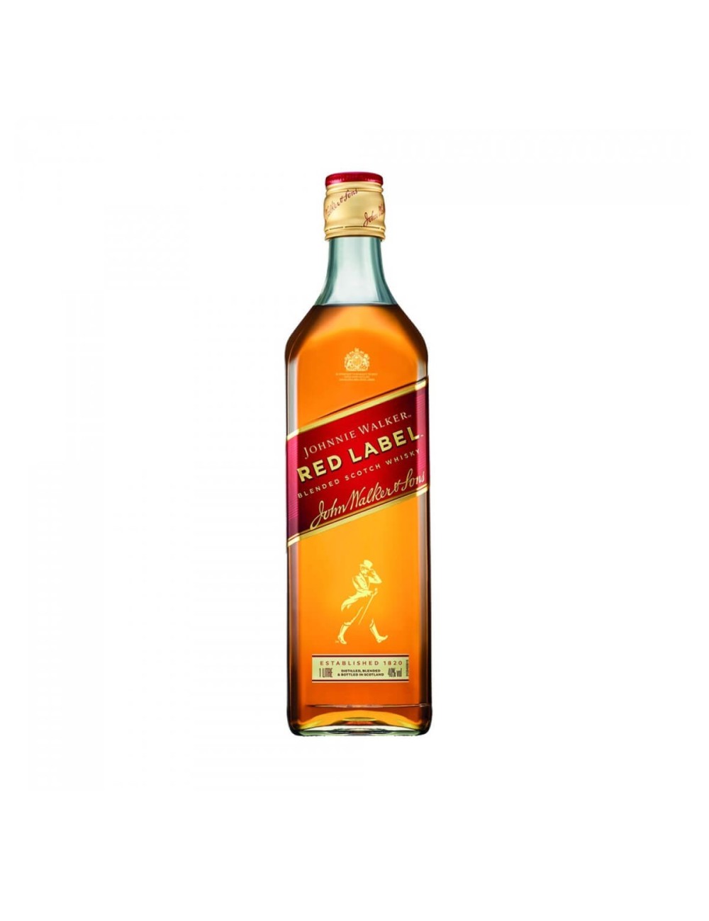 JOHNNIE WALKER RED LABEL WHISKY 1L 40%