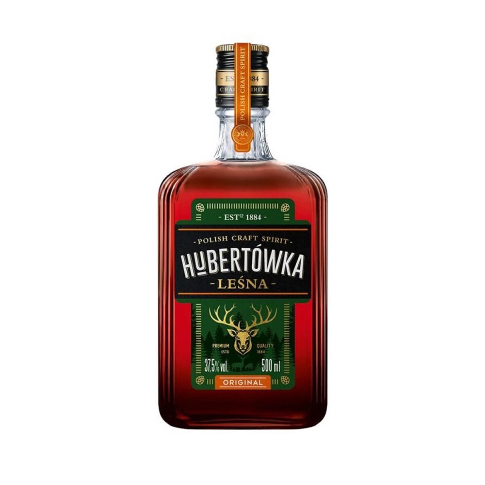 HUBERTÓWKA LEŚNA ORIGINAL VODKA  0,5L 37,5%