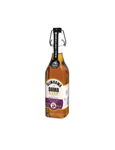 MIÓD PITNY TRÓJNIAK OWOCOWY ŚLIWKOWA DAMA 0,5L 14%