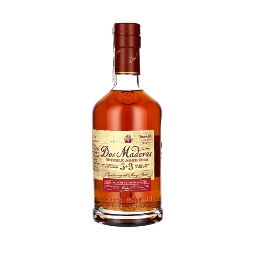RON DOS MADERAS 5+3 RUM 0,7L 37,5%