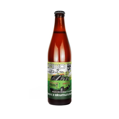 PIWO Z ŻUKA KWAS Z AKUMULATORA 0,5L 5%