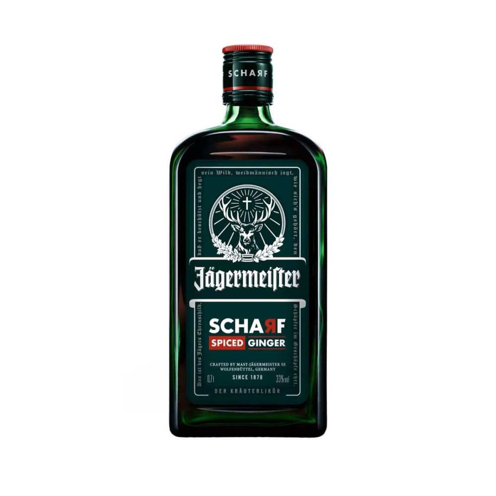 JAGERMEISTER SCHARF SPICED GINGER LIKIER ZIOŁOWY 0,7L 33%