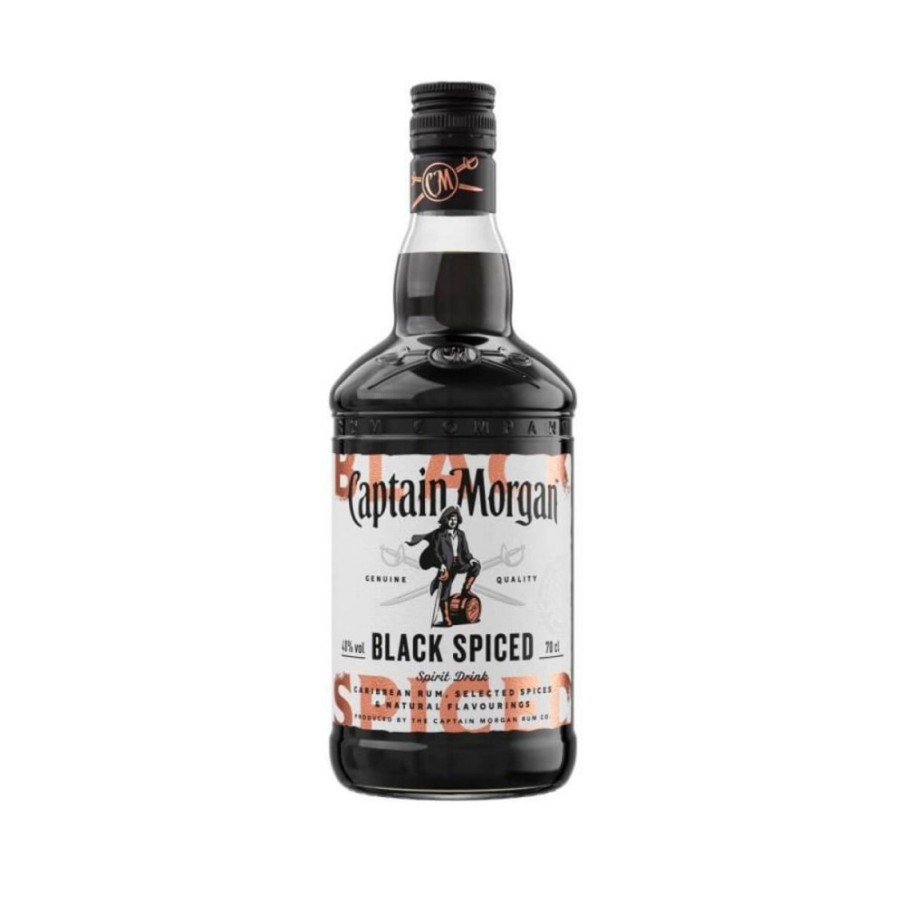 CAPTAIN MORGAN BLACK SPICED RUM 0,7L 40%