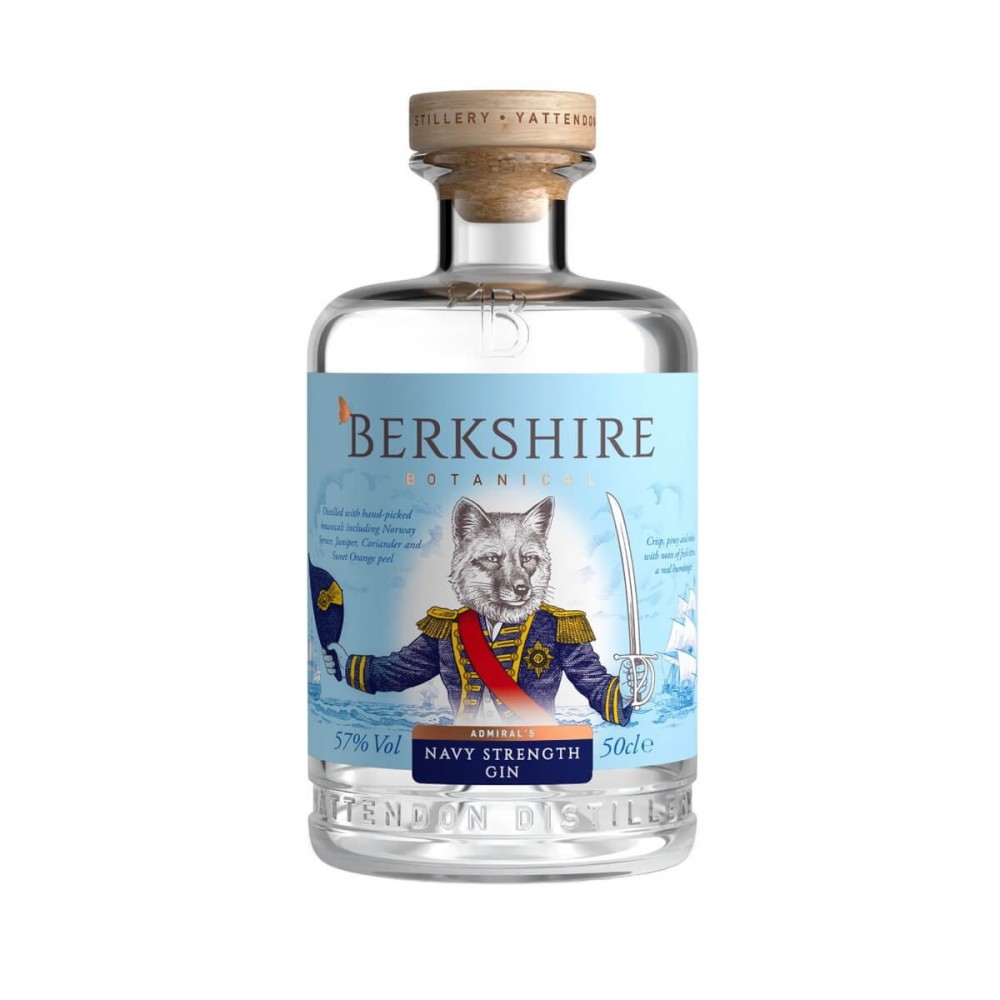 BERKSHIRE BOTANICAL NAVY STRENGTH GIN 0,5L 57%