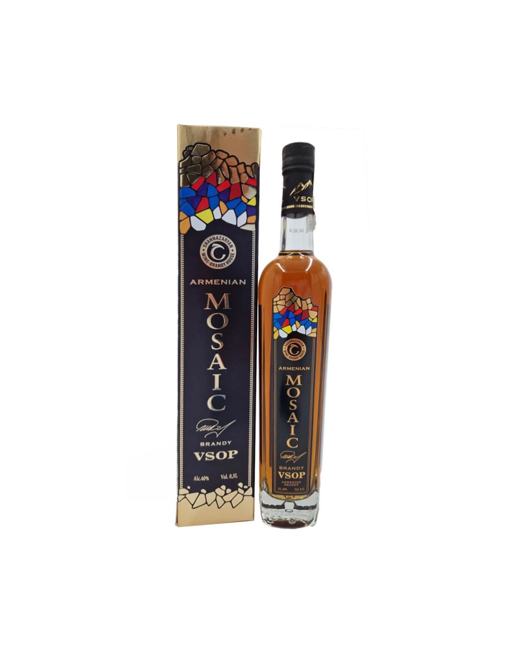 ARMENIAN MOSAIC BRANDY VSOP 5YO 0,5L 40%