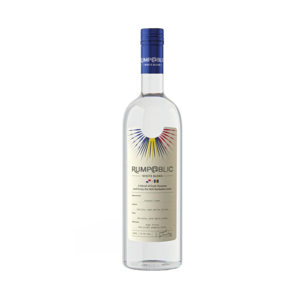 RUMPABLIC WHITE BLEND RUM 1L 37,5%